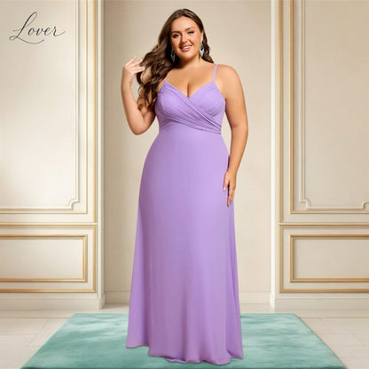 Vestido lila de tirantes con espalda cowl